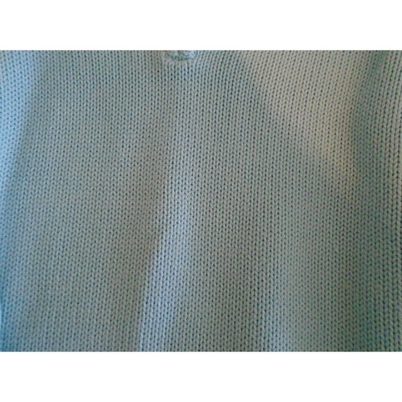 White Stag Women's Light Blue Knit Sweater XL (16/18) Collar - Picture 5 of 5